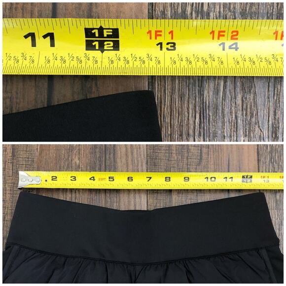 Adidas X-City Padded Running Short High Rise Drawstring Pockets 4" Size XS Black - Picture 10 of 15